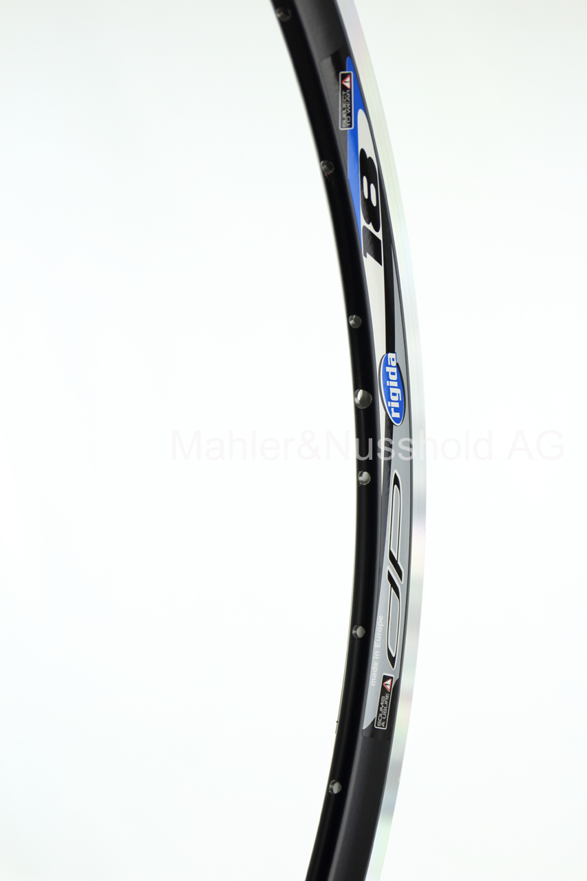 Felge Rigida DP18 700C 32 Loch schwarz f622-13