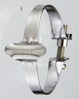 Bremskabelbride 25,4 mm verchromt