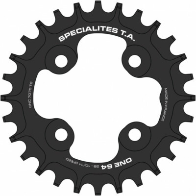 Pignon TA One NW 28 dents 4 trous Ø 64mm