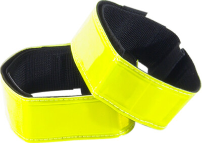 Reflexband für Arm oder Bein fluo gel mit Klett